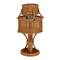 Hello Honey® 18" Rustic Rattan Vintage Reproduction Table Lamp, 2ct.